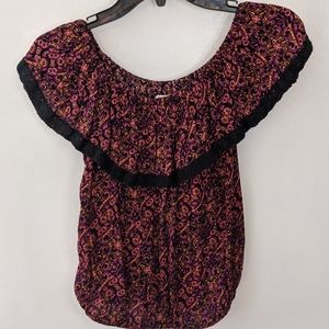 Mossimo Off Shoulder Flounce Top